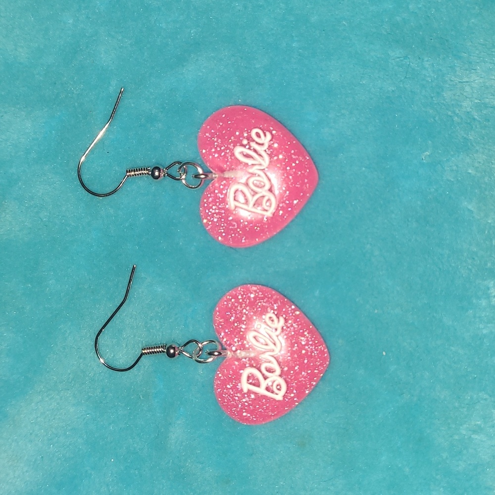 Barbie Glitter Earrings